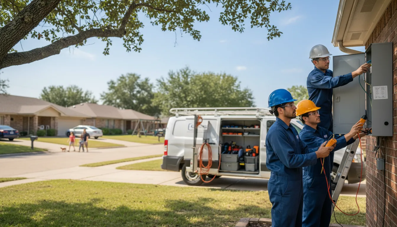 Certified electrician providing emergency electrical services in Saint Clair, MO